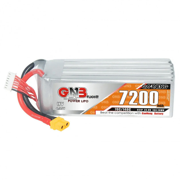 GNB 7200mAh 6S 70C HV (XT60)