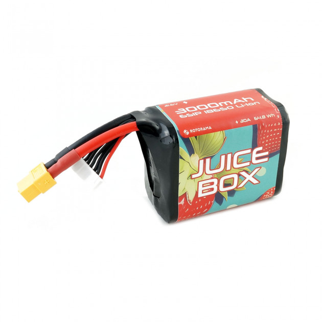 Rotorama Juicebox 18650 3000mAh 6S1P 30A Liion